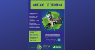 Cartaz da campanha do lixo eletrônico