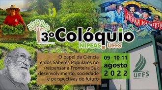 06052022 Inscrições abertas para o 3º Colóquio do Nipeas