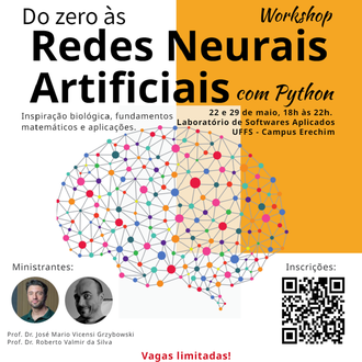 16052023 Workshop sobre redes neurais artificiais está com inscrições abertas