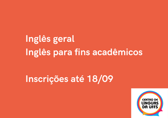 UFFS abre inscrições para cursos de inglês no Campus Erechim