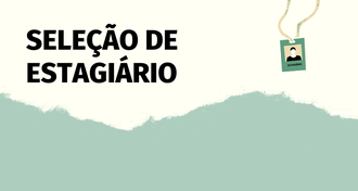 Ilustração informa: seleção de estagiário.