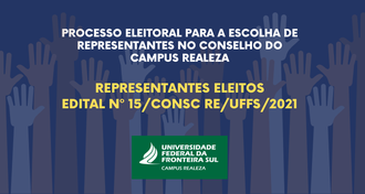 Cartaz de divulgação Eleições Conselho de Campus Realeza