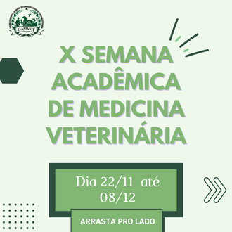 X Semana Acadêmica de Medicina Veterinária Campus Realeza 1