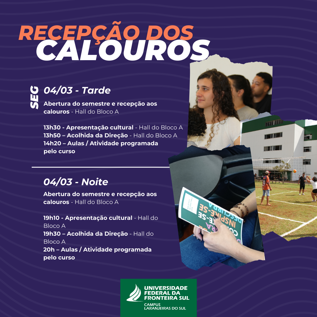 Acolhida Calouros Laranjeiras do Sul – 2024