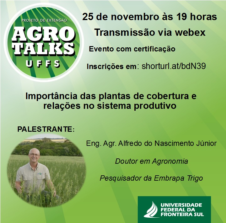 Agro Talks UFFS - quarta palestra