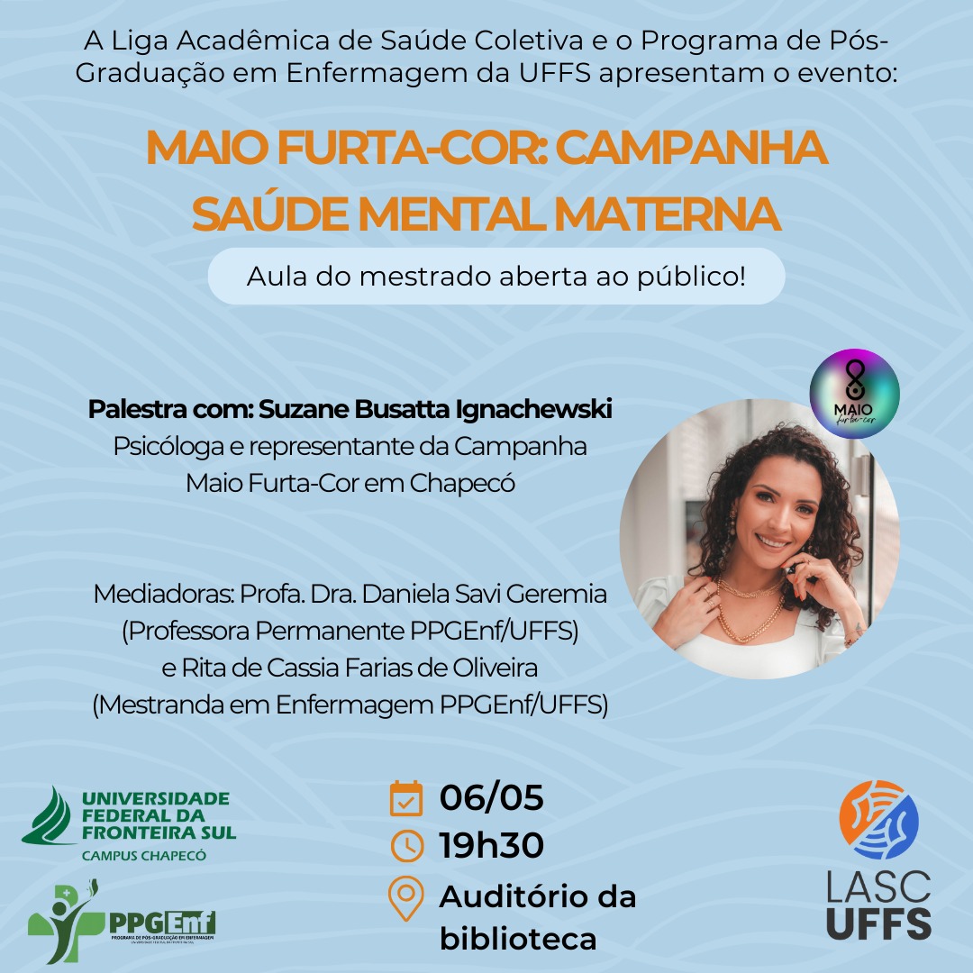 CaMaio Furta-Cor: Campanha Saúde Mental Materna