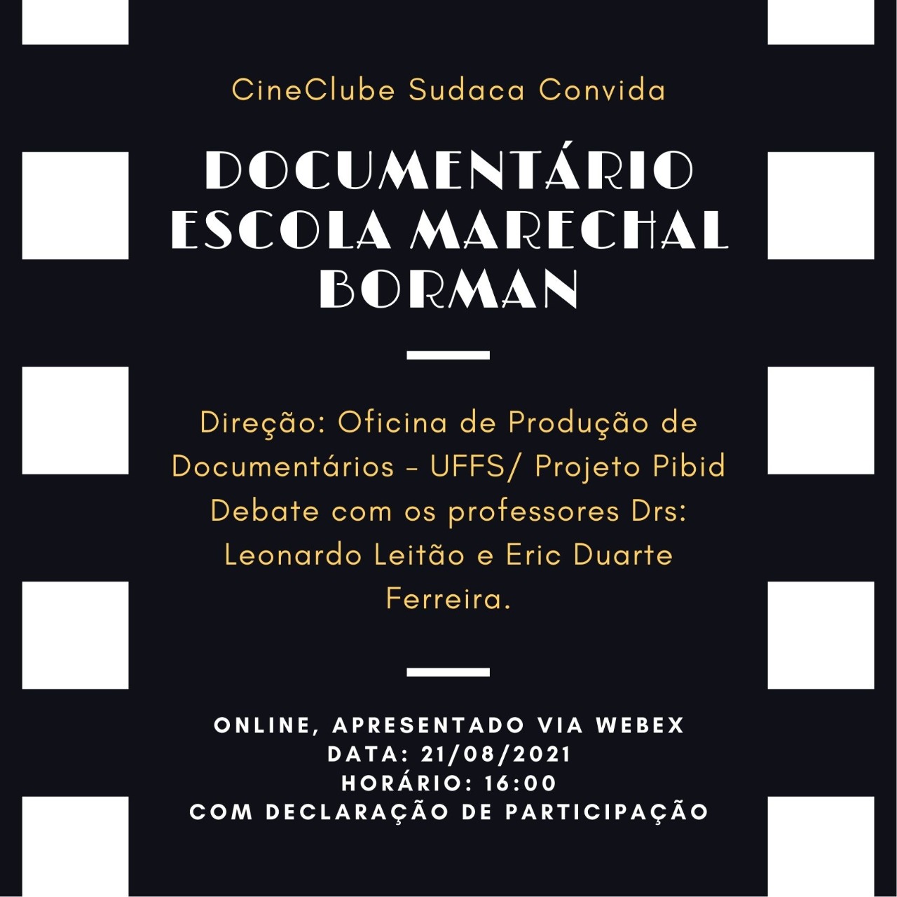 Cineclube Sudaca convida