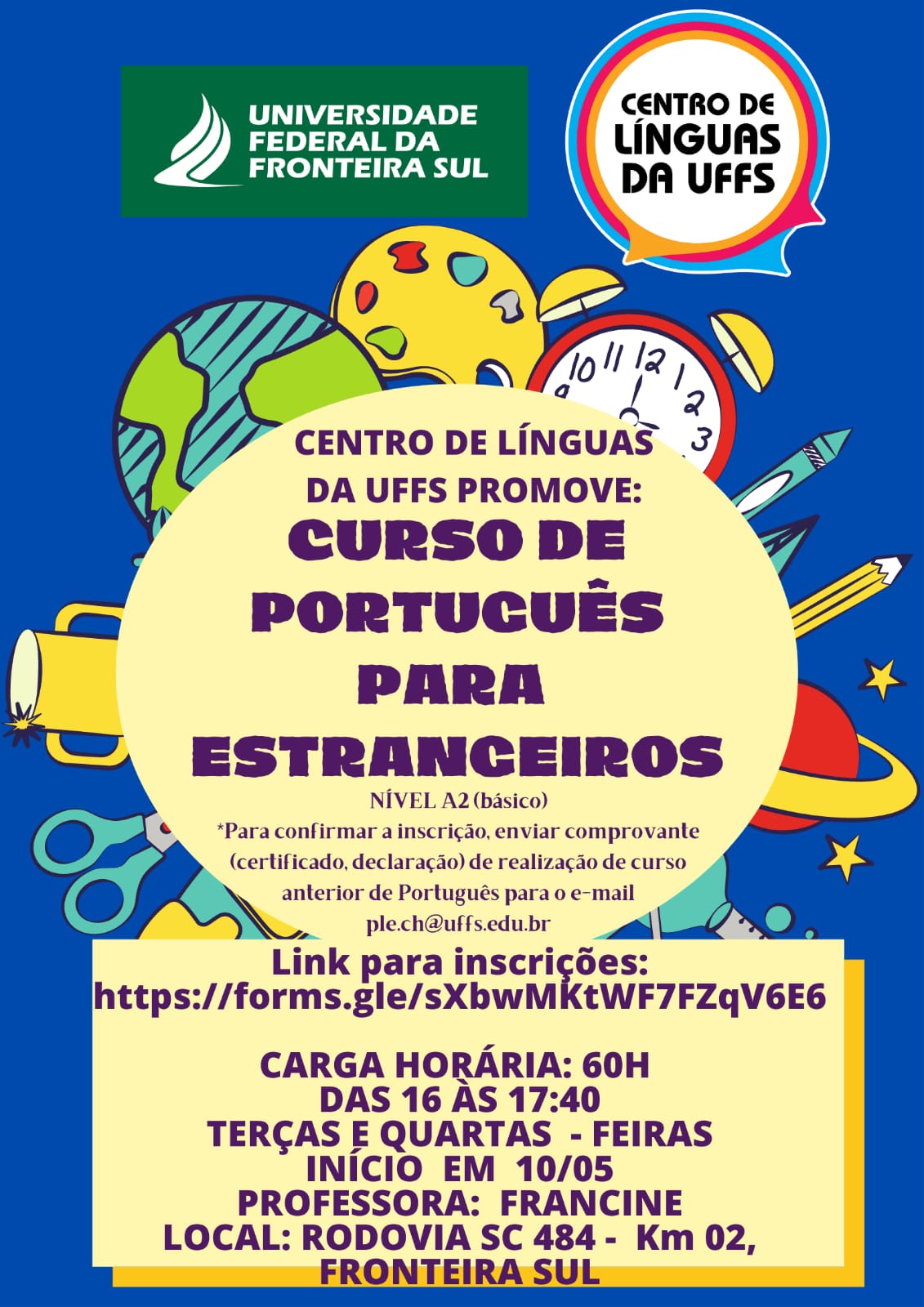 Curso de Português para Estrangeiros - nível A2 (básico)