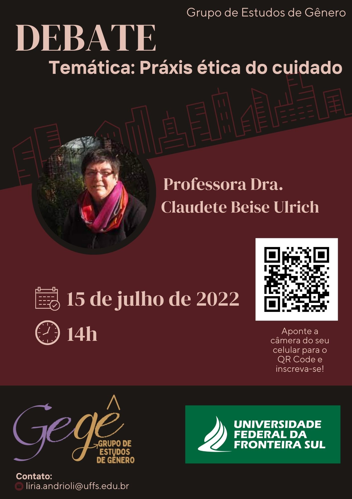 Debate com a Profa. Dra. Claudete Beise Ulrich