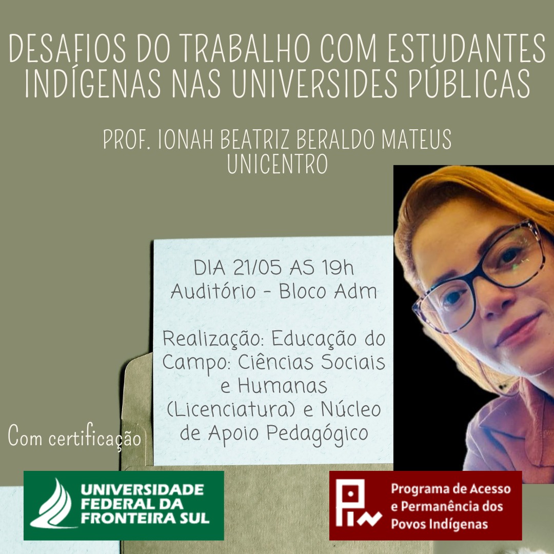 Desafios do trabalho com estudantes indígenas nas Universidades públicas