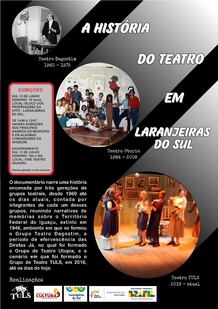 Documentário: a história do teatro em Laranjeiras do Sul