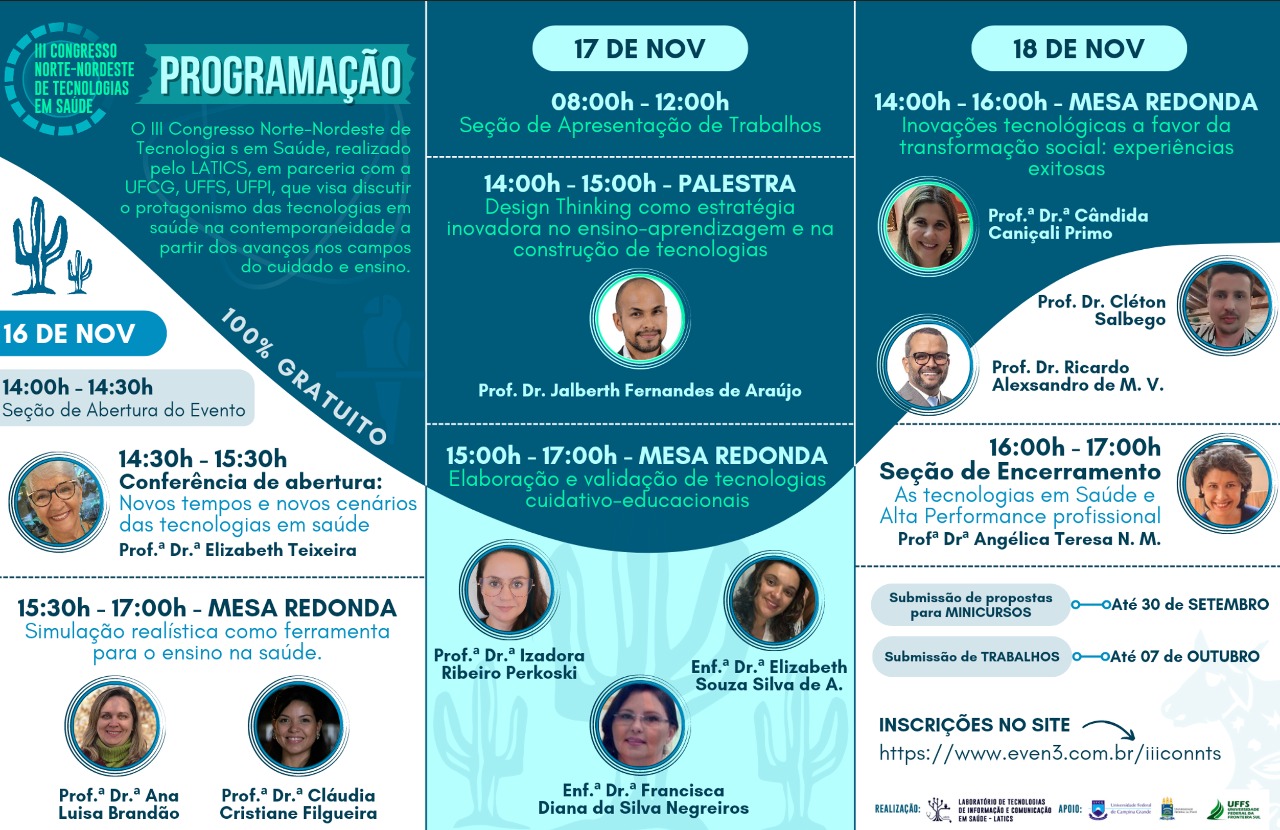 III Congresso Norte-Nordeste de Tecnologias em Saúde