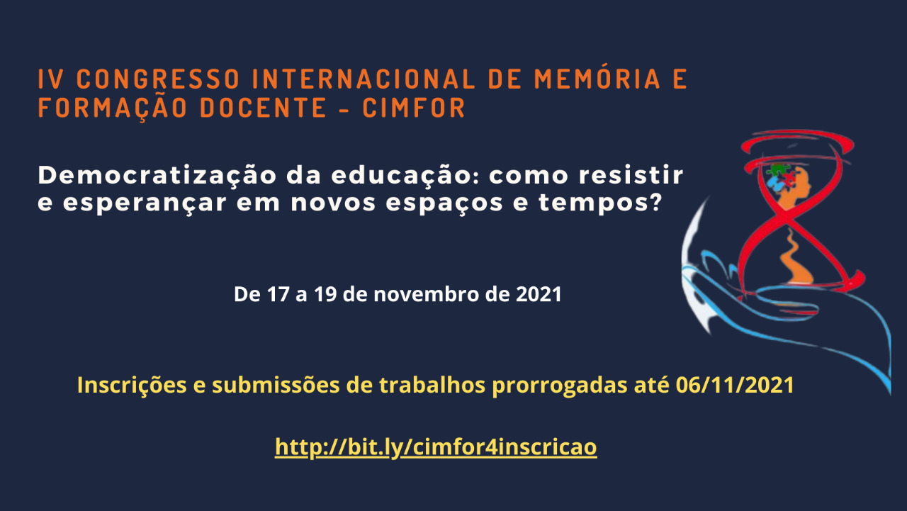 IV Congresso Internacional de Memória e Formação Docente