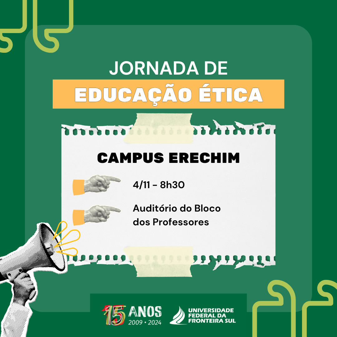 Jornada de Educação Ética - dia 04/11