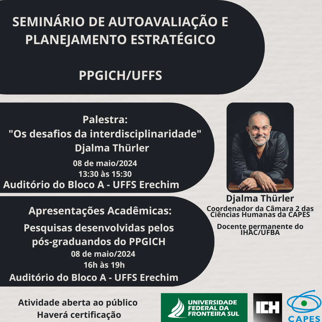 Seminário de autoavaliação e planejamento estratégico do PPGICH/UFFS