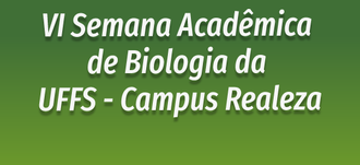 Cartaz escrito Semana Acadêmica de Biologia