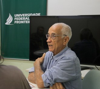 Sebastião Pinheiro concede entrevista na UFFS